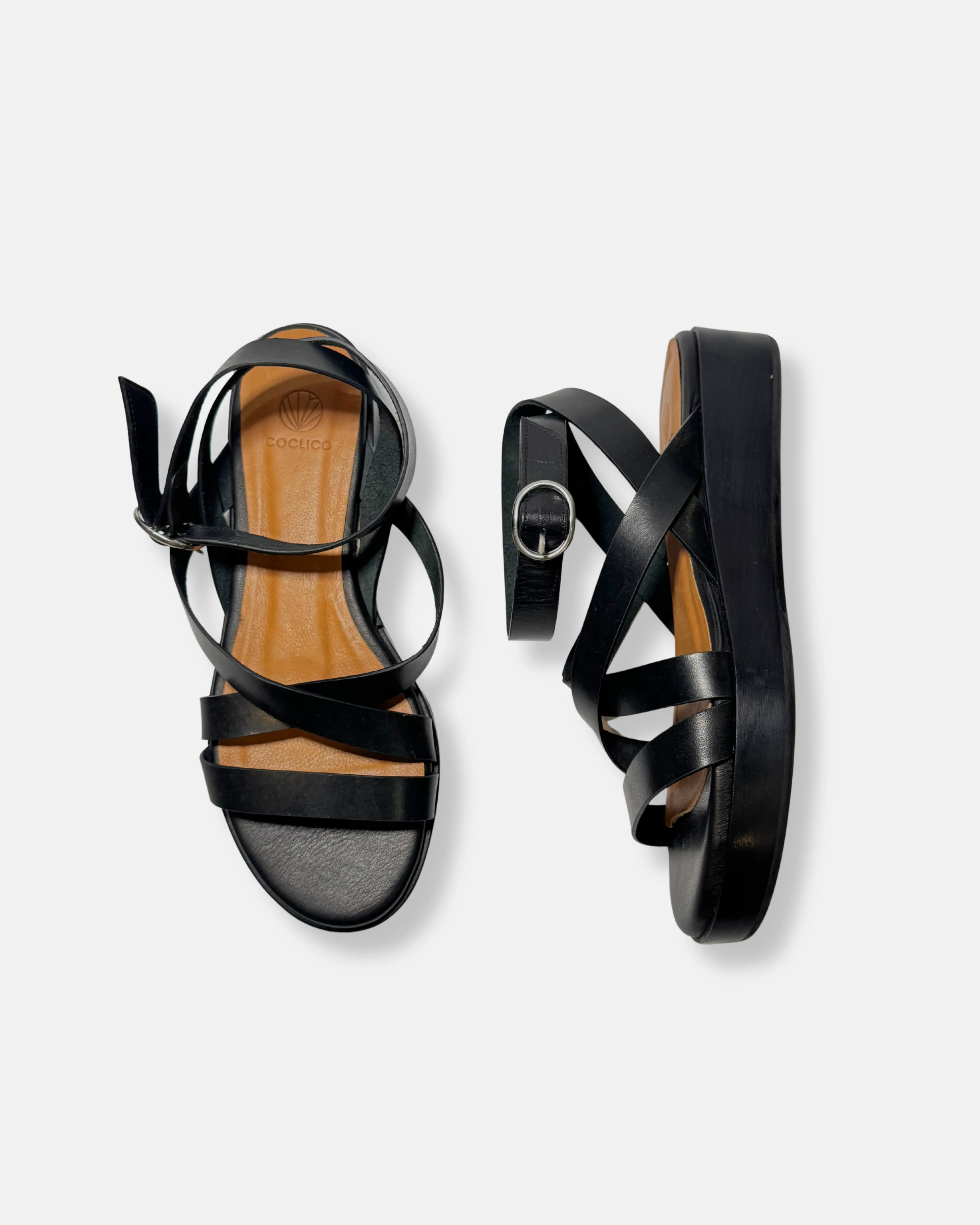 Archive Sale - Penny Sandal Black sold by COCLICO