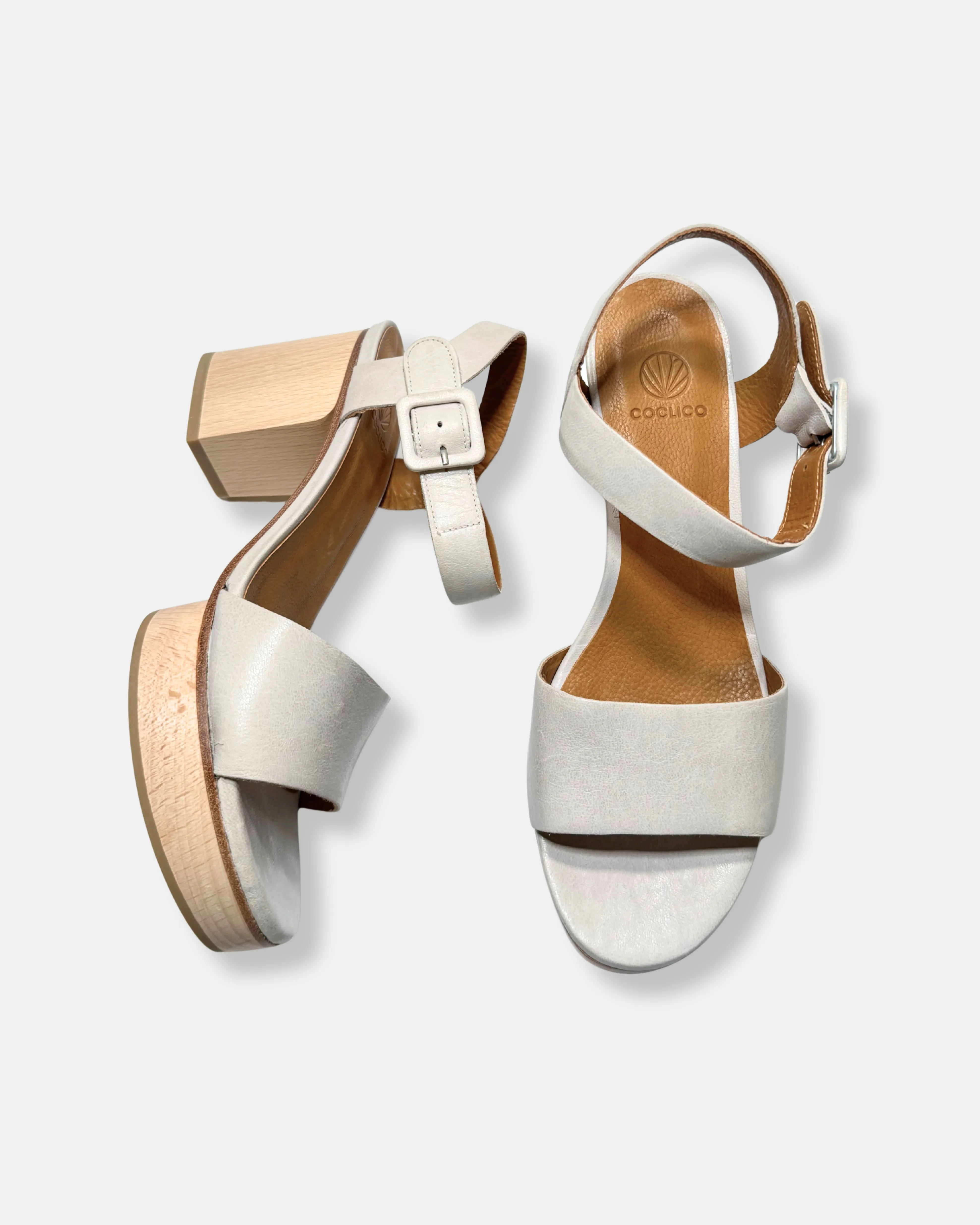 Archive Sale - Riviera Platform Sandal Opal Grey sold by COCLICO
