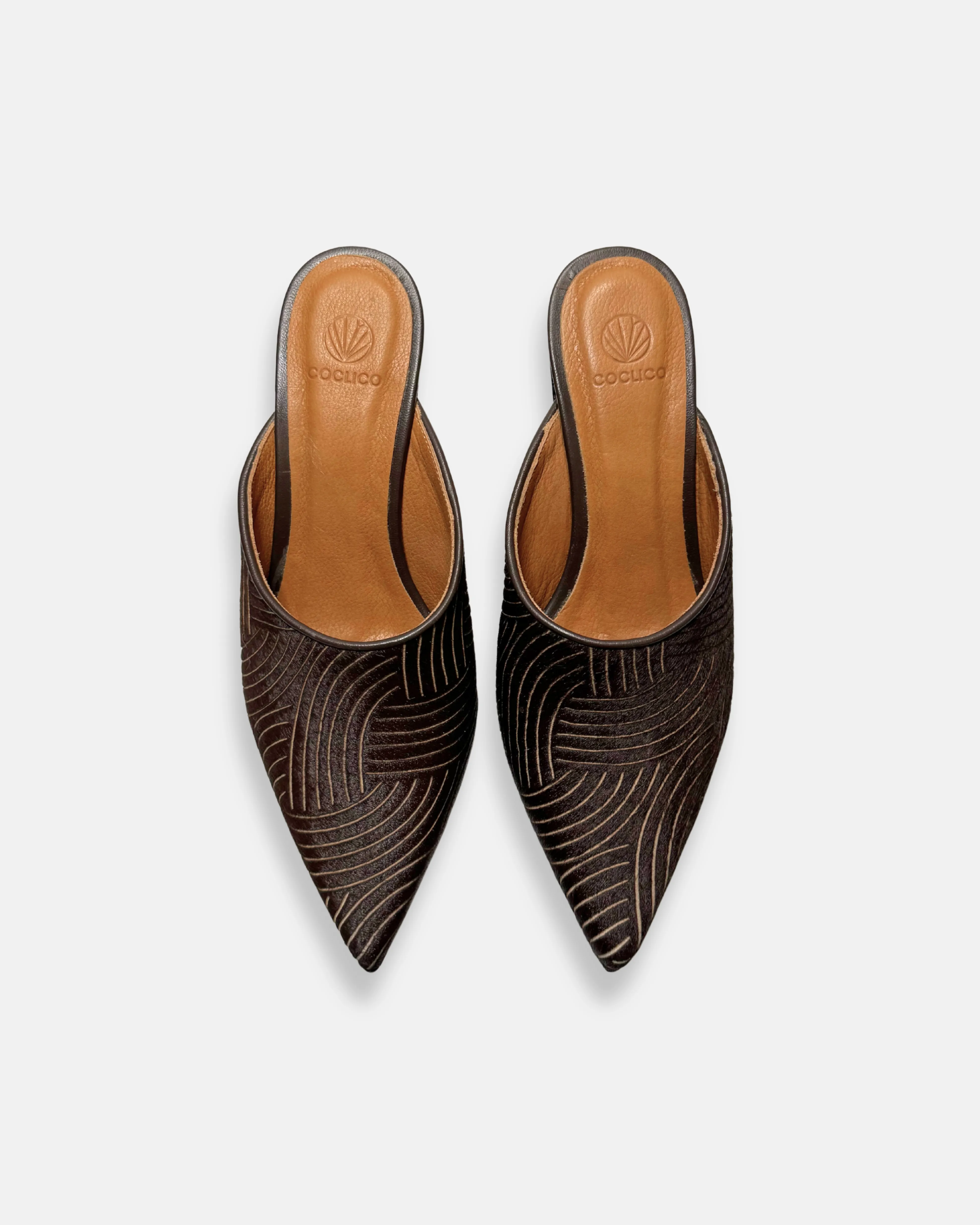 Archive Sale - Racer Wedge Heel Wave Chocolate sold by COCLICO product image thumbnail 2
