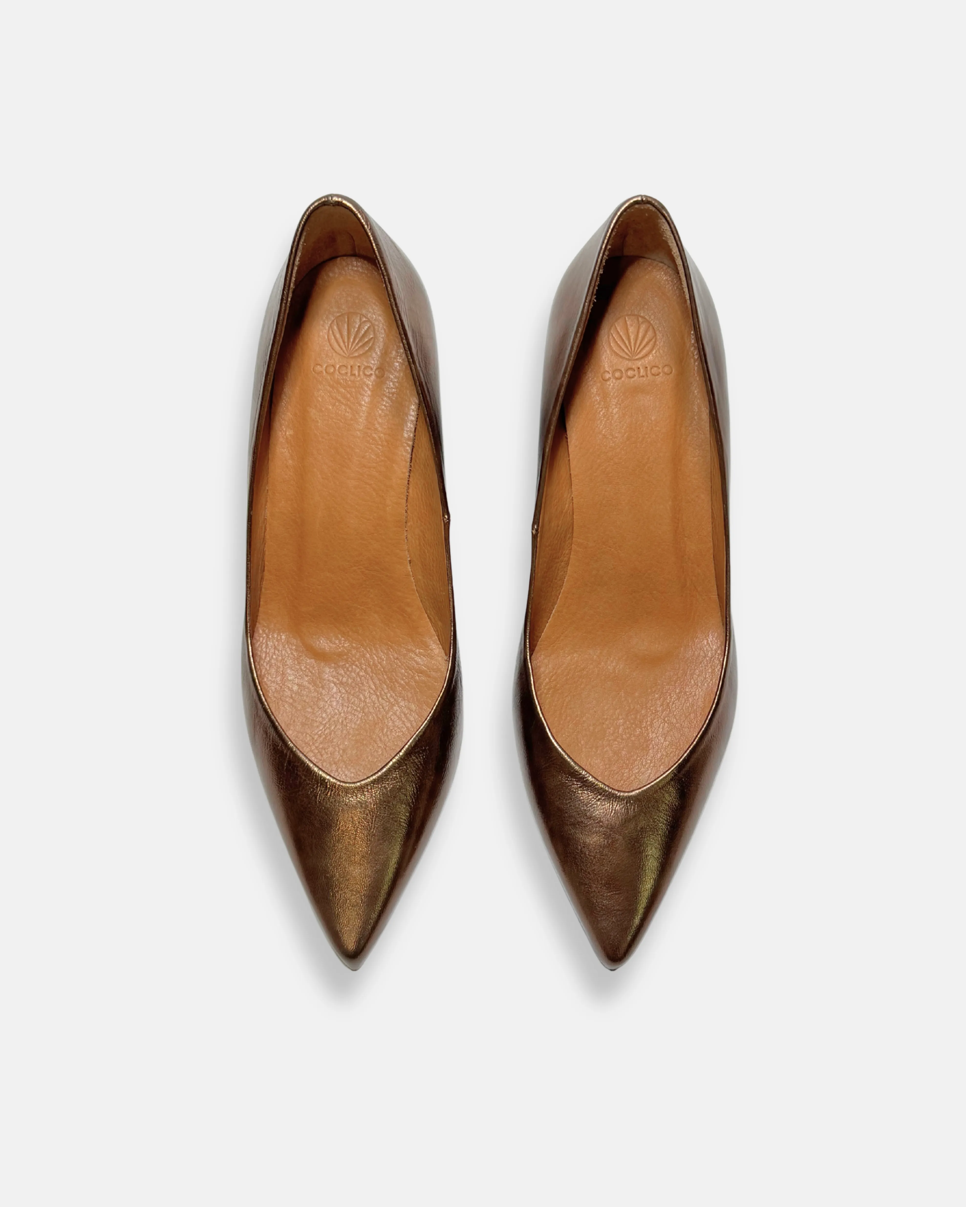 Archive Sale - Reel Wedge Heel Bronze sold by COCLICO product image thumbnail 2