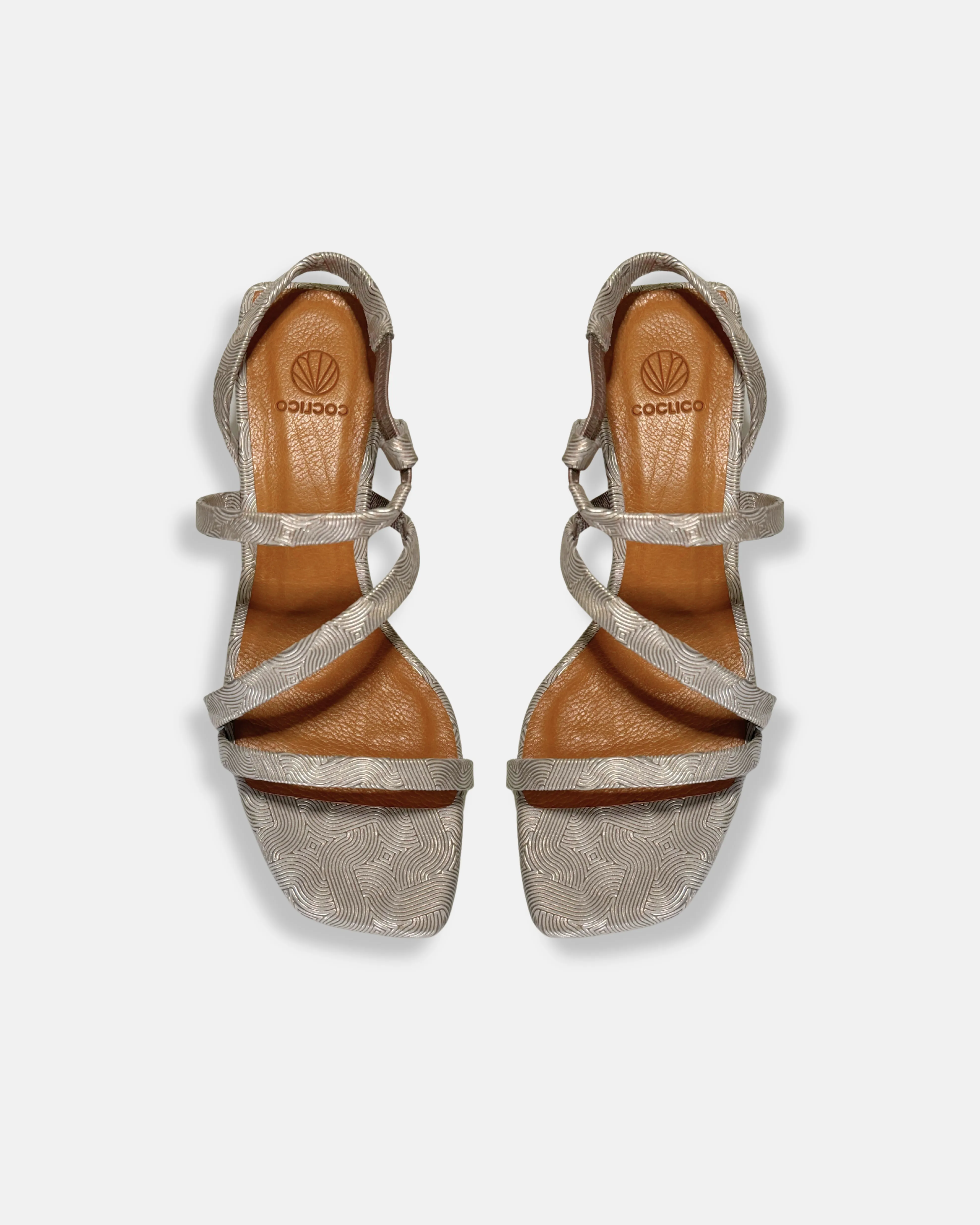 Archive Sale - Shirin Heeled Sandal Platino sold by COCLICO product image thumbnail 2