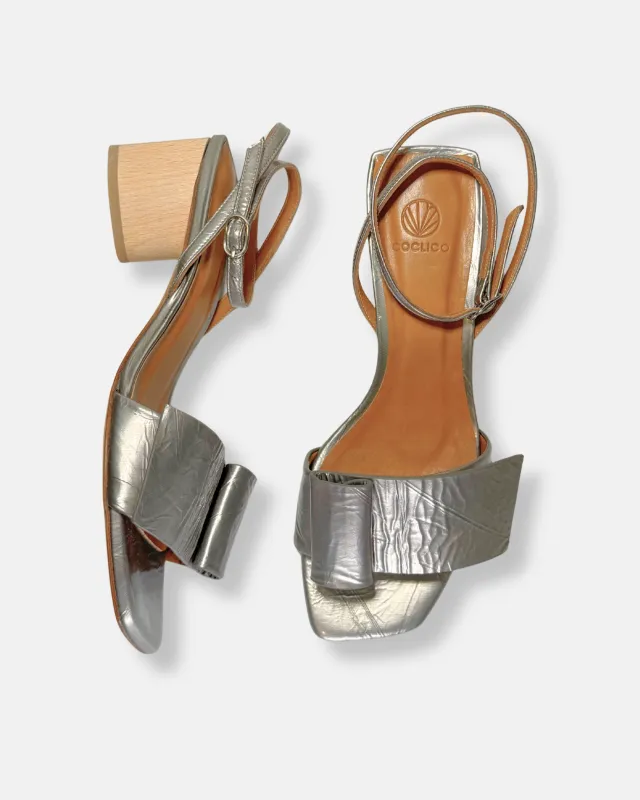 Archive Sale - Shannon Heeled Sandal Chateau Grey made by COCLICO