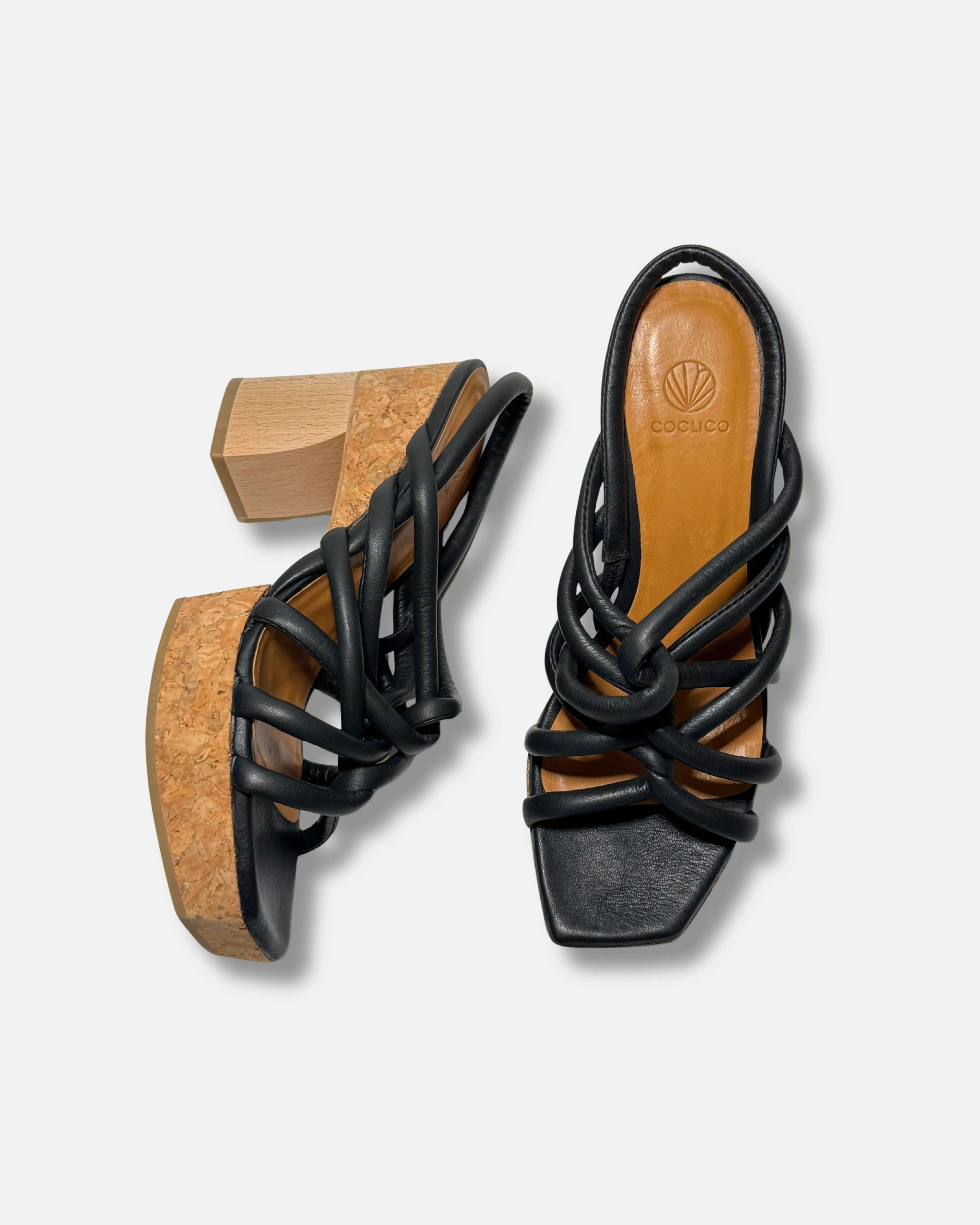 Archive Sale - Tanika Platform Sandal Deep Sea sold by COCLICO