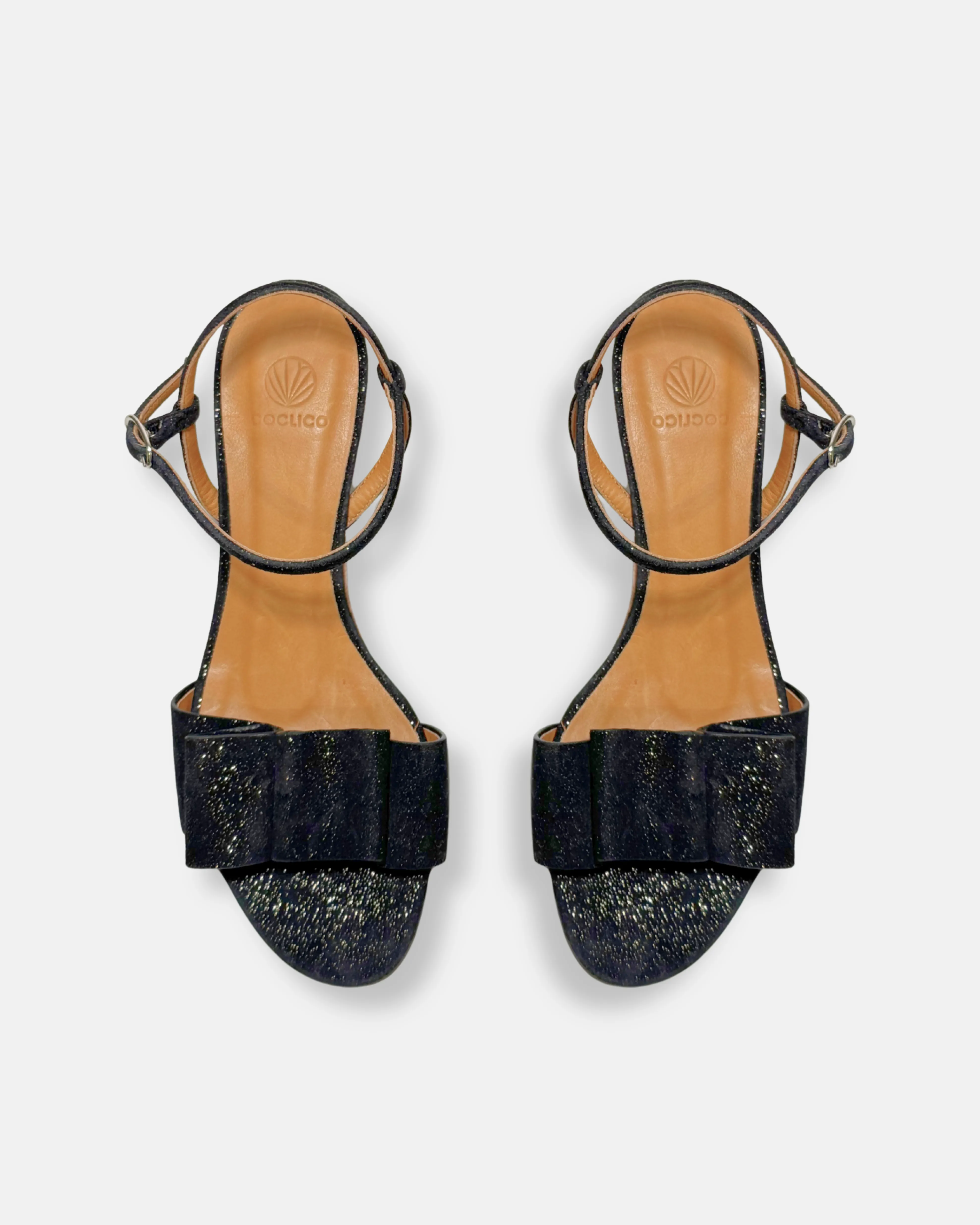 Archive Sale - Visor Wedge Sandal Stellar Black sold by COCLICO