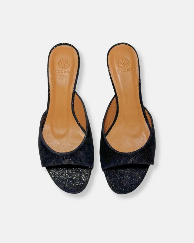 Archive Sale - Virga Wedge Sandal Stellar Black made by COCLICO