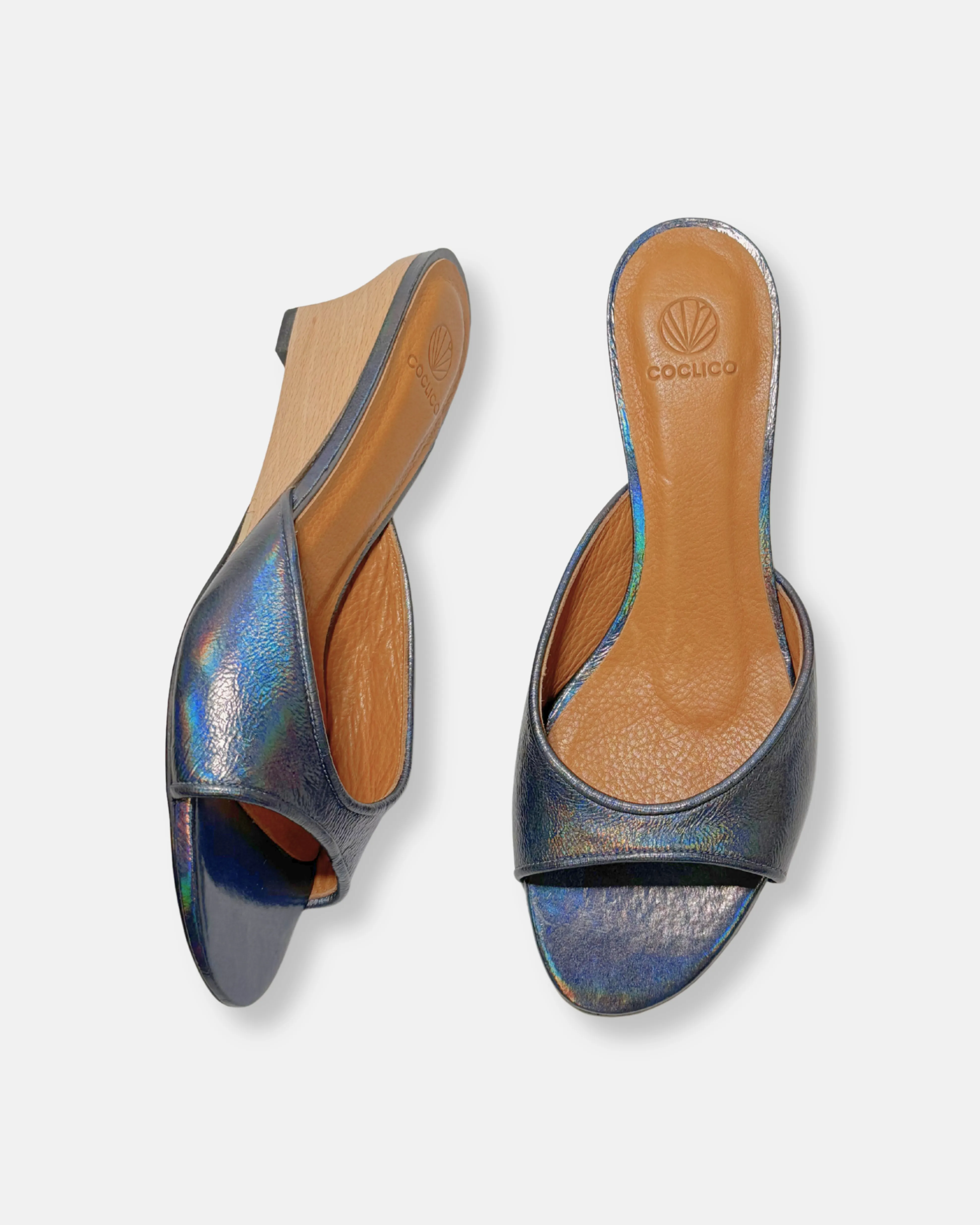 Archive Sale - Virga Wedge Sandal Carbon sold by COCLICO product image thumbnail 2