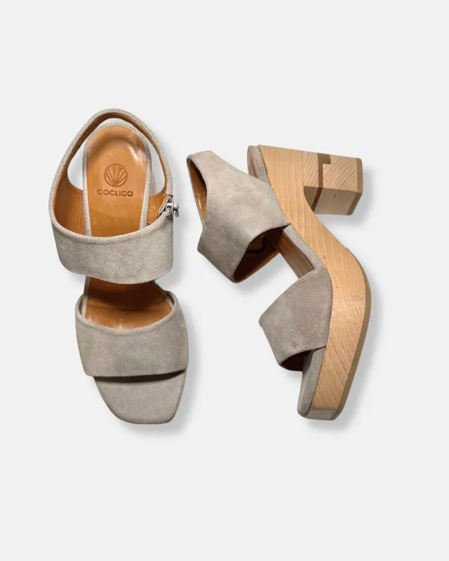 Archive Sale - Verona Platform Sandal Tortora made by COCLICO