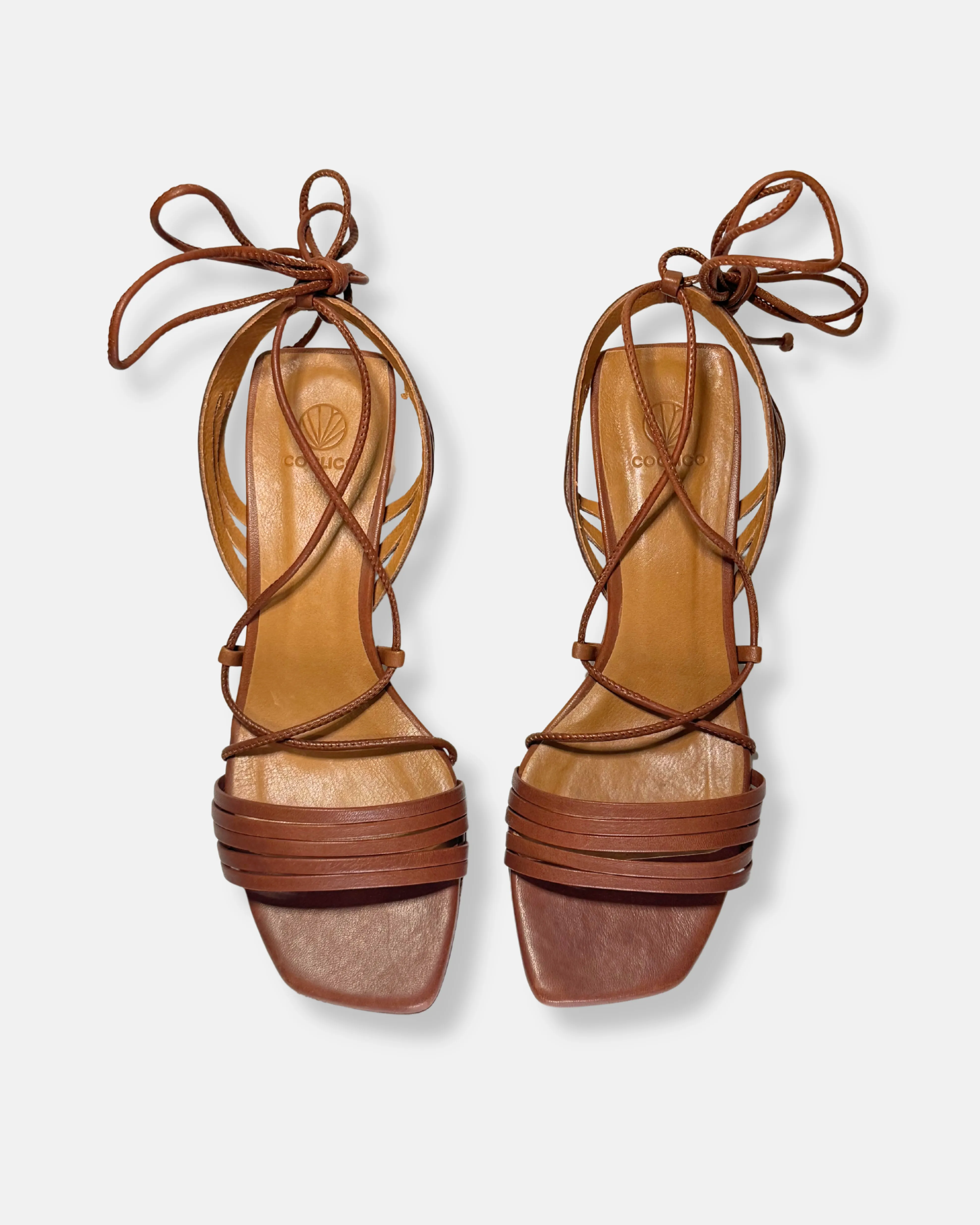 Archive Sale - Solomiya Heeled Sandal Caramello sold by COCLICO product image thumbnail 2