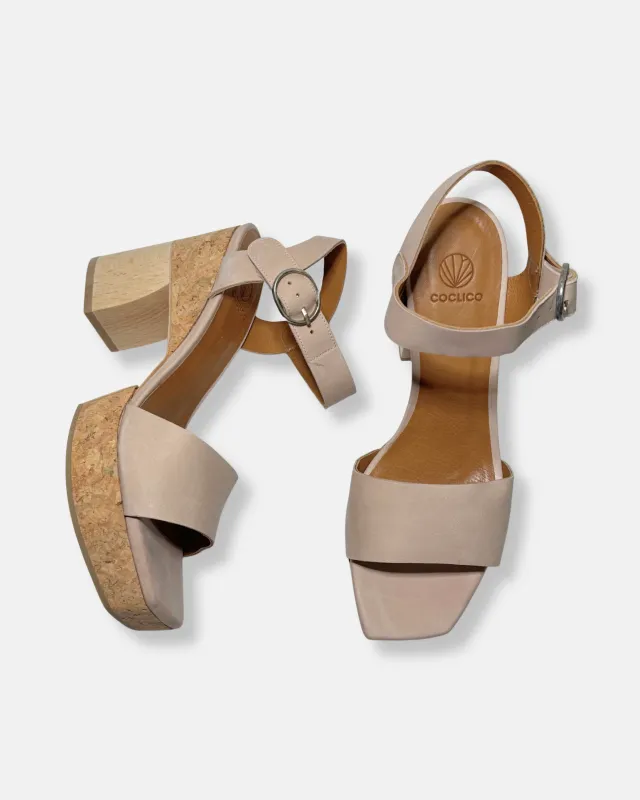 Archive Sale - Taara Platform Sandal Bone made by COCLICO