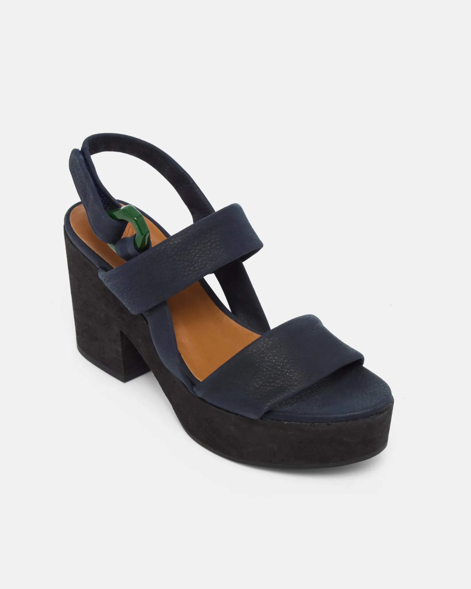Archive Sale - Blondie Platform Sandal Navy sold by COCLICO product image thumbnail 2