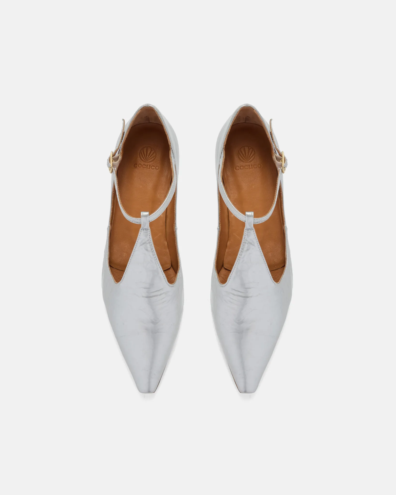 Archive Sale - Celeste T-Strap Flat Chateau Grey sold by COCLICO product image thumbnail 3