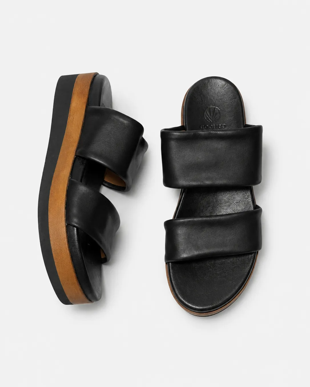 Archive Sale - Dimple Wedge Sandal Black sold by COCLICO product image thumbnail 2
