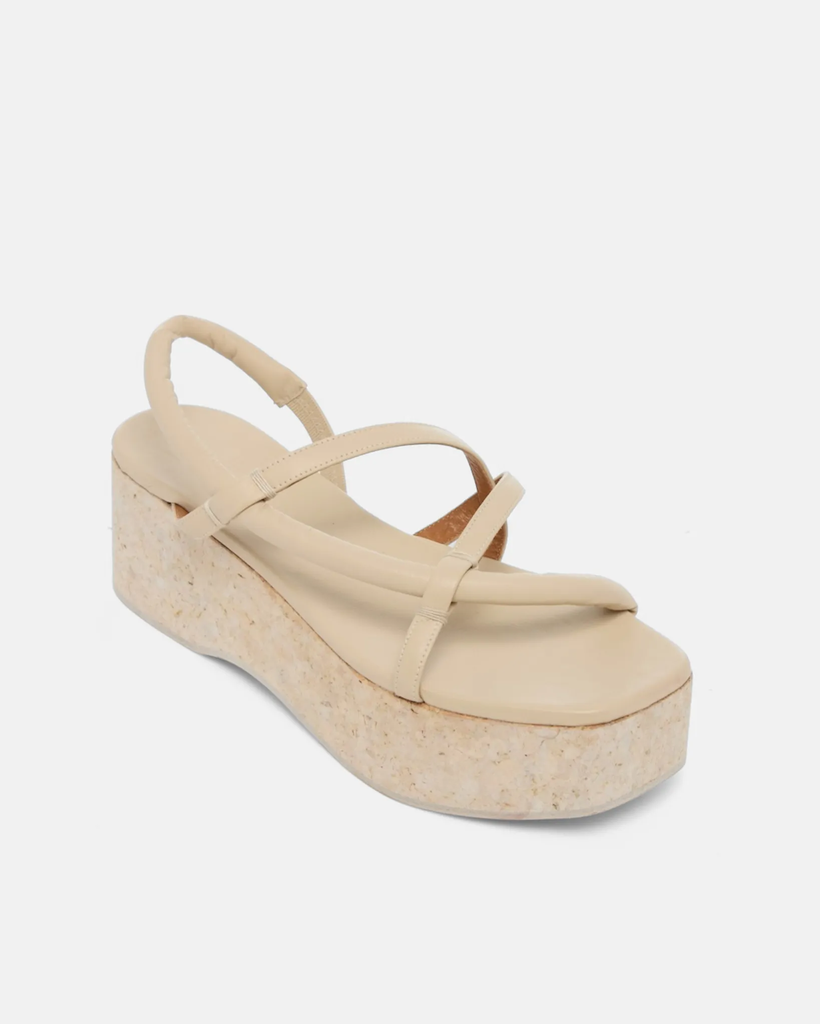 Archive Sale - Erykah Wedge Sandal Latte sold by COCLICO product image thumbnail 2