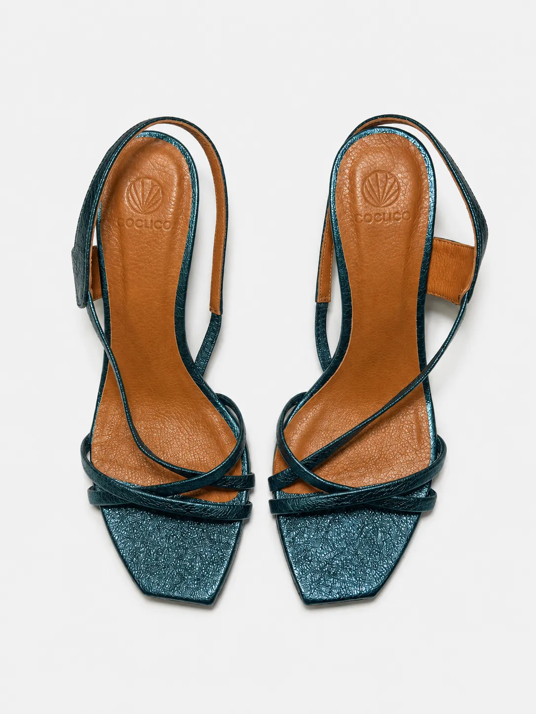 Archive Sale - Taylor Wedge Sandal Metallic Lake sold by COCLICO product image thumbnail 2