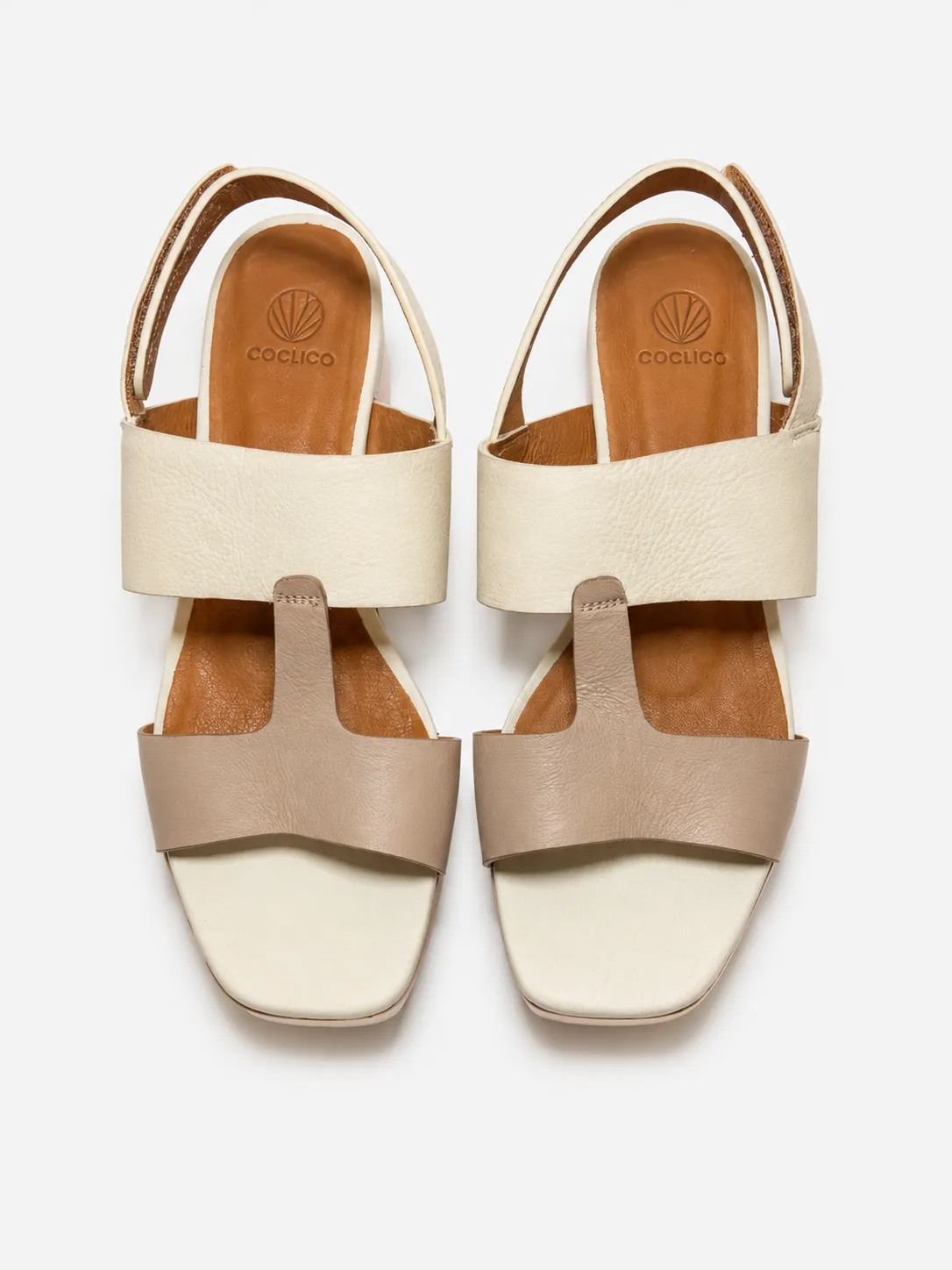 Archive Sale - Elvis Wedge Sandal Mozzarella / Marmo sold by COCLICO product image thumbnail 2