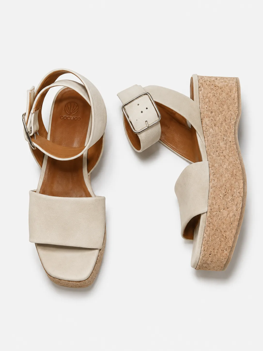 Archive Sale - Esso Wedge Sandal Mozzarella sold by COCLICO product image thumbnail 2