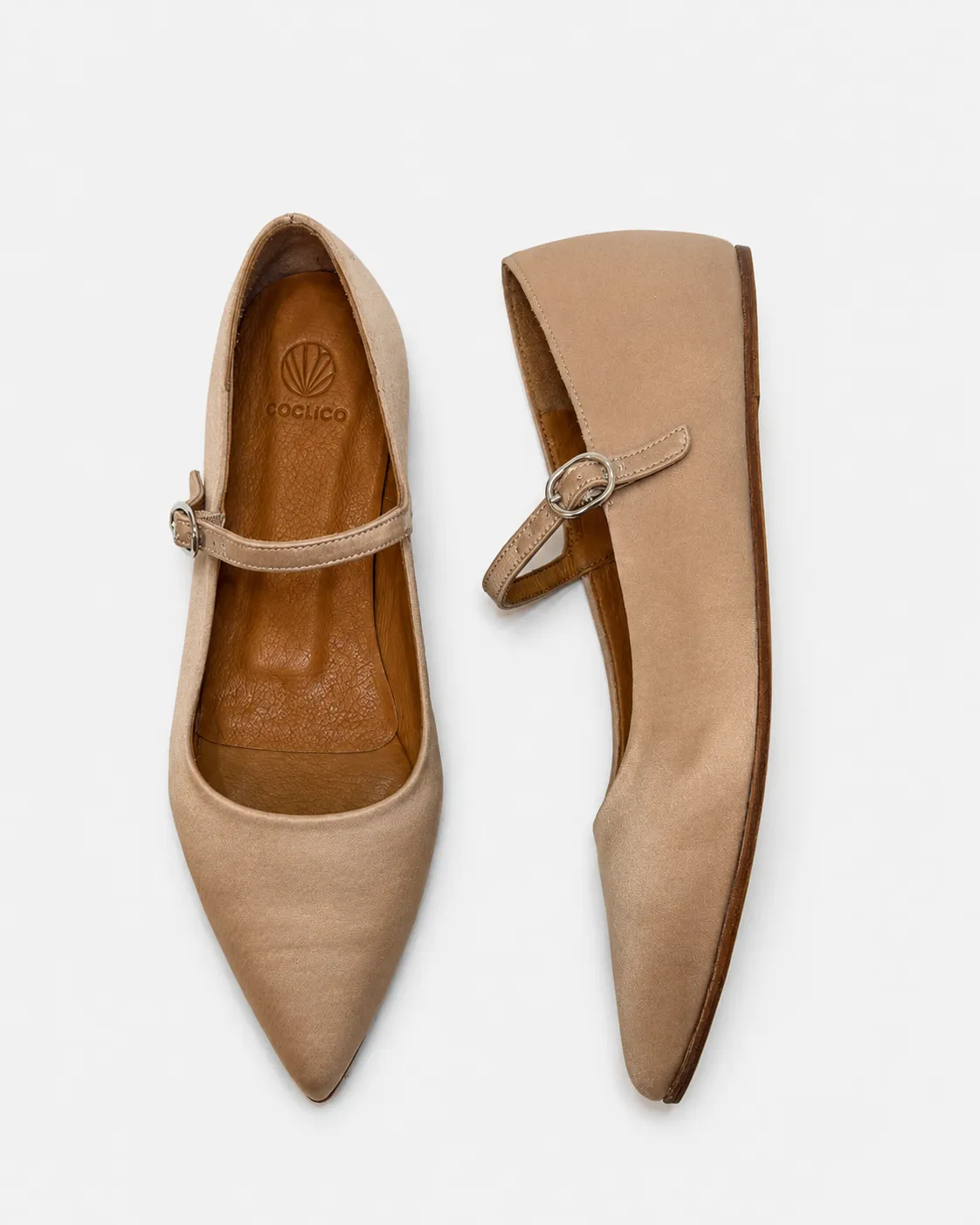 Archive Sale - Dream Mary-Jane Beige Satin sold by COCLICO product image thumbnail 2