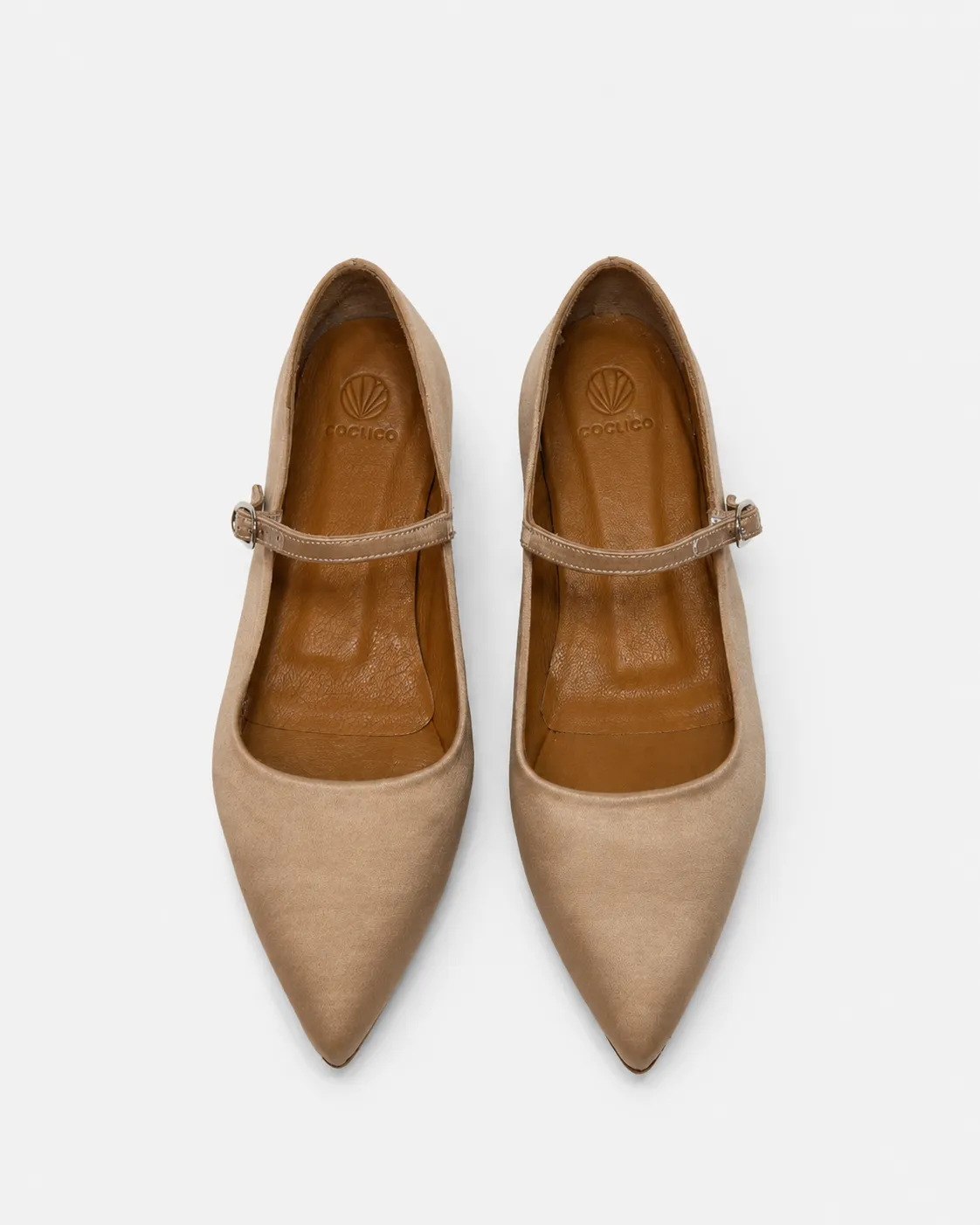 Archive Sale - Dream Mary-Jane Beige Satin sold by COCLICO
