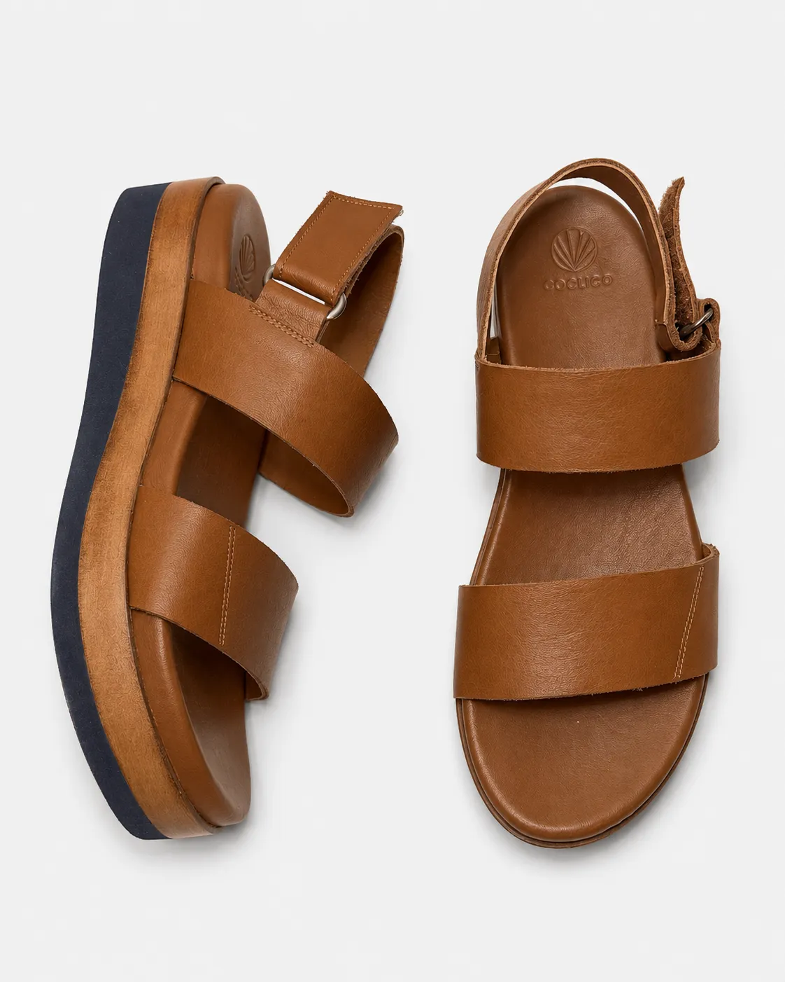 Archive Sale - Dude Wedge 1.0 Sandal Cuoio sold by COCLICO product image thumbnail 2