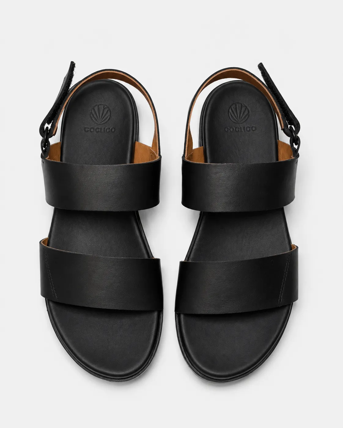 Archive Sale - Dude Wedge 1.0 Sandal Black sold by COCLICO