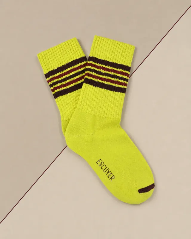 Escuyer 5 Stripes Socks made by Escuyer