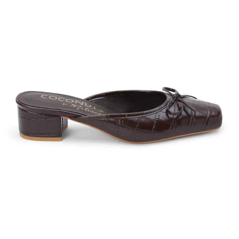 Geneva Heeled Mule sold by Coconuts by Matisse