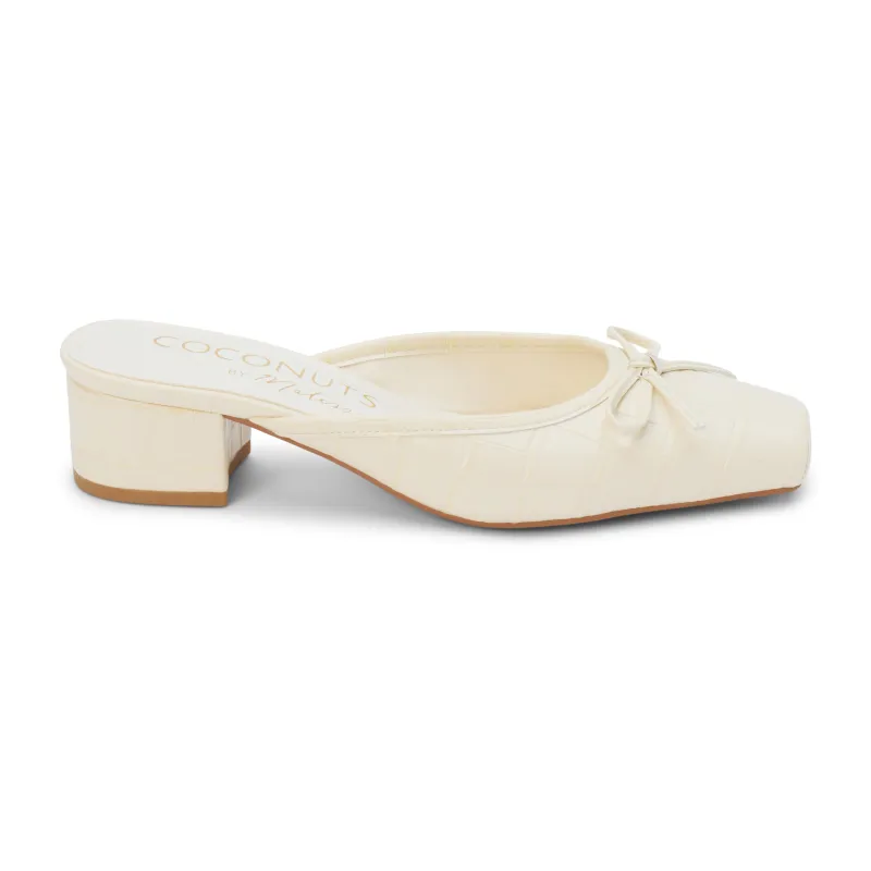 Geneva Heeled Mule sold by Coconuts by Matisse