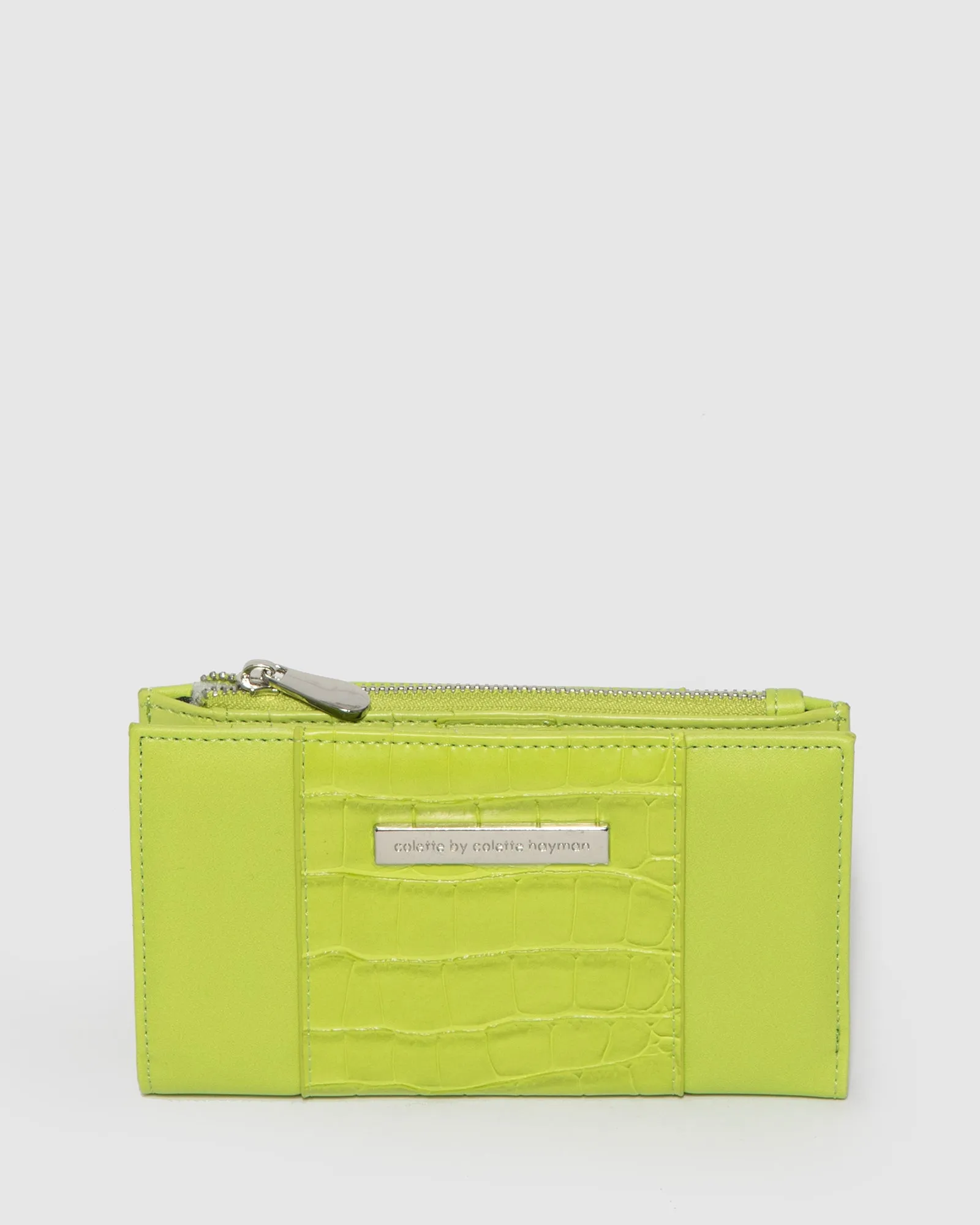 Green Sia Panel Wallet sold by Collete Hayman
