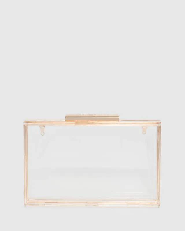 Jaimii Clear Clutch Bag sold by Collete Hayman