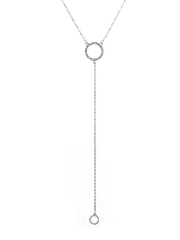 Diamante Ring Y Shape Necklace sold by Collete Hayman