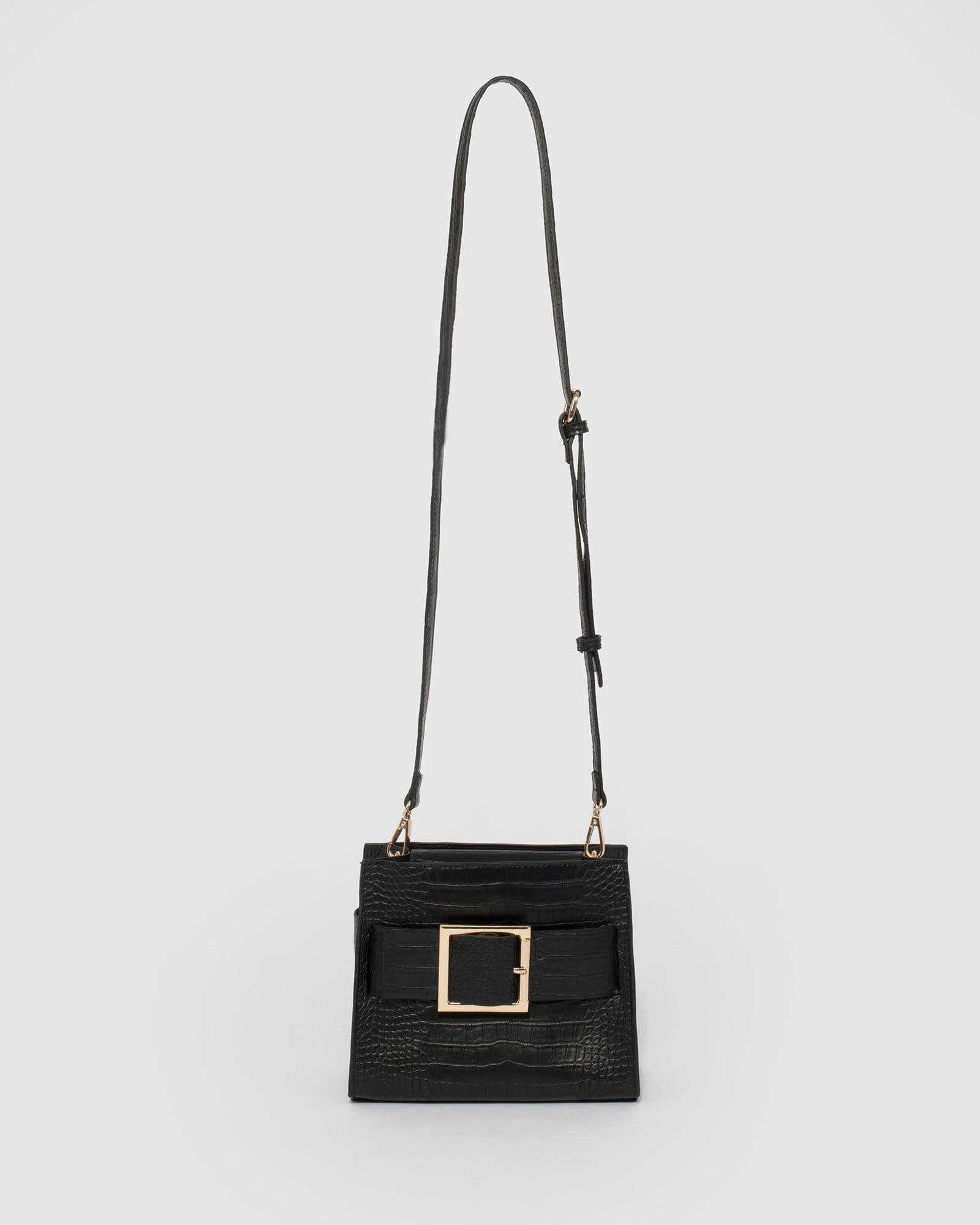 Black Khloe Buckle Mini Bag sold by Collete Hayman product image thumbnail 4