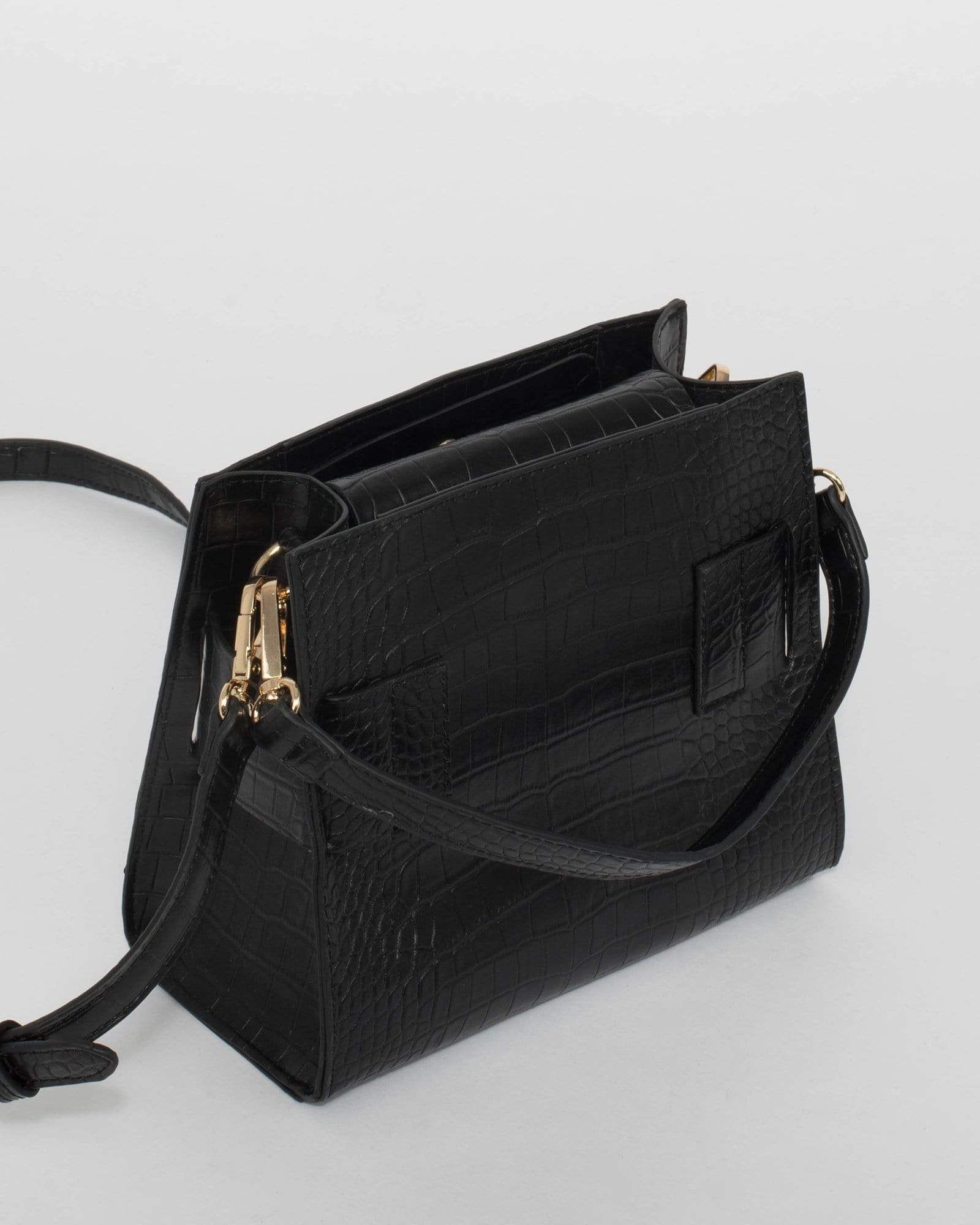 Black Khloe Buckle Mini Bag sold by Collete Hayman product image thumbnail 5