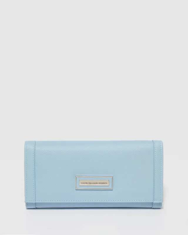Blue Belinda Basic Wallet sold by Collete Hayman