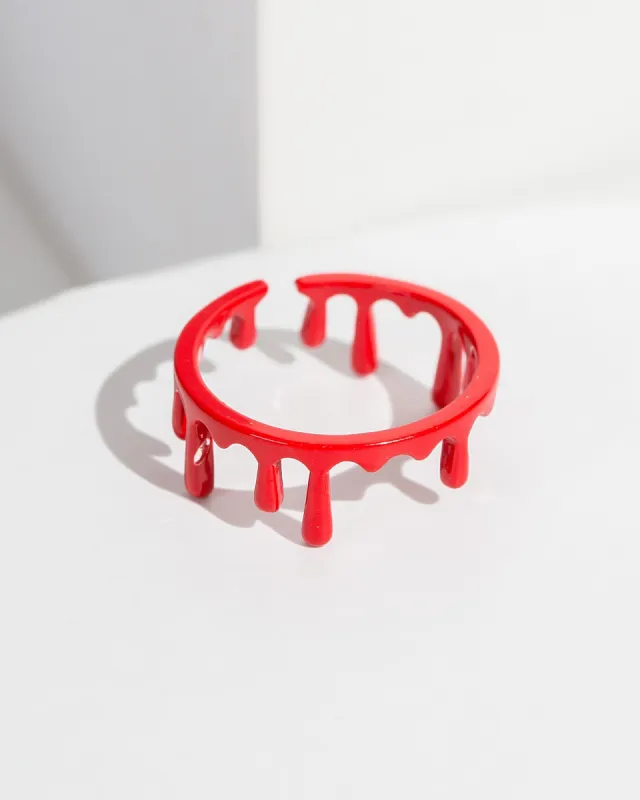Red Blood Drip Ring sold by Collete Hayman