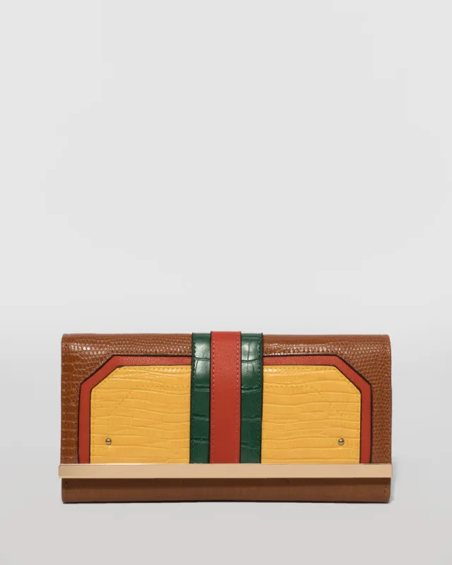 Multi Colour Maisy Mix Media Wallet sold by Collete Hayman