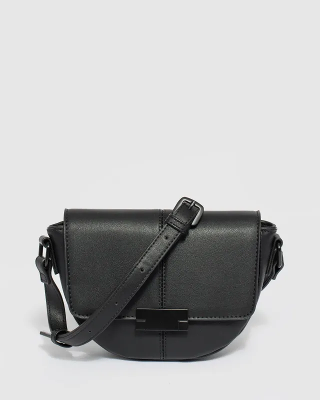 Black Bec Saddle Bag sold by Collete Hayman