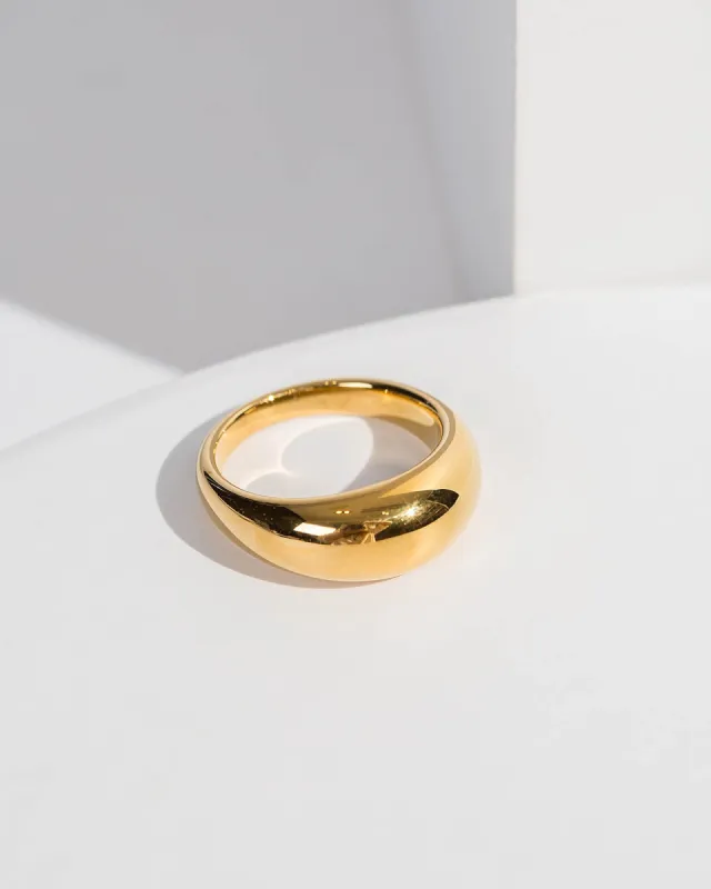 Gold Dome Band Ring sold by Collete Hayman