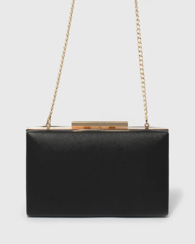 Black Jaimi Clutch Bag sold by Collete Hayman