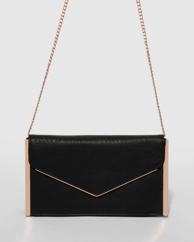 Black Capri Clutch Bag sold by Collete Hayman