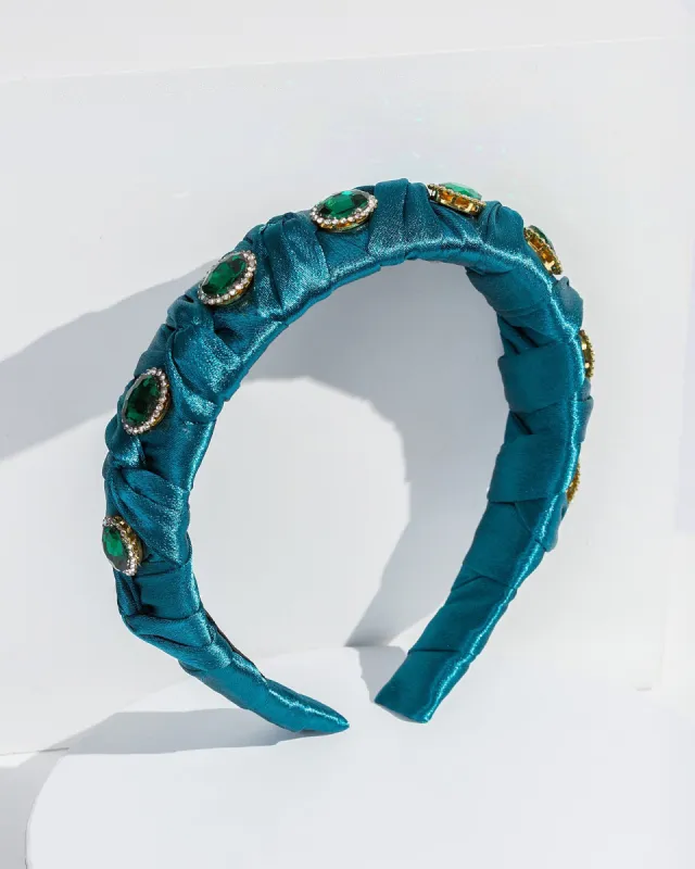Green Twisted Fabric Headband sold by Collete Hayman