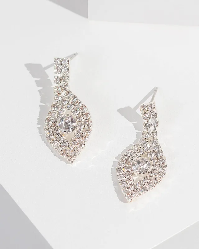 Crystal Tear Drop Earrings sold by Collete Hayman