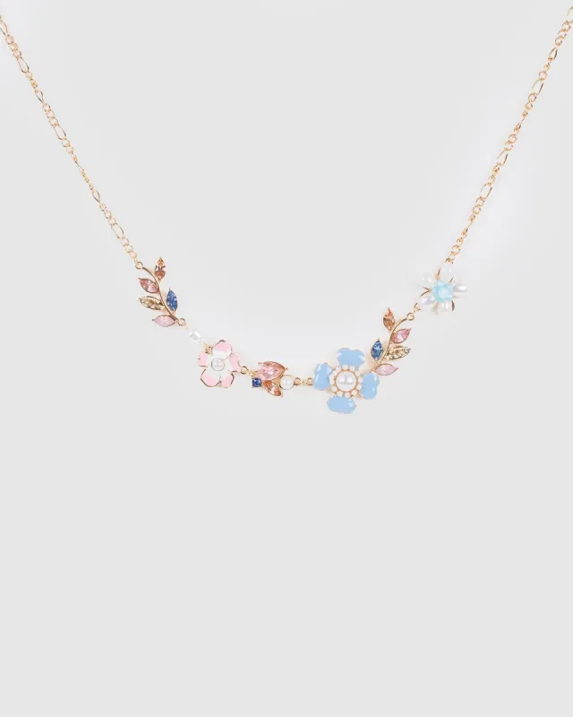 Multi Flower Detail Necklace sold by Collete Hayman