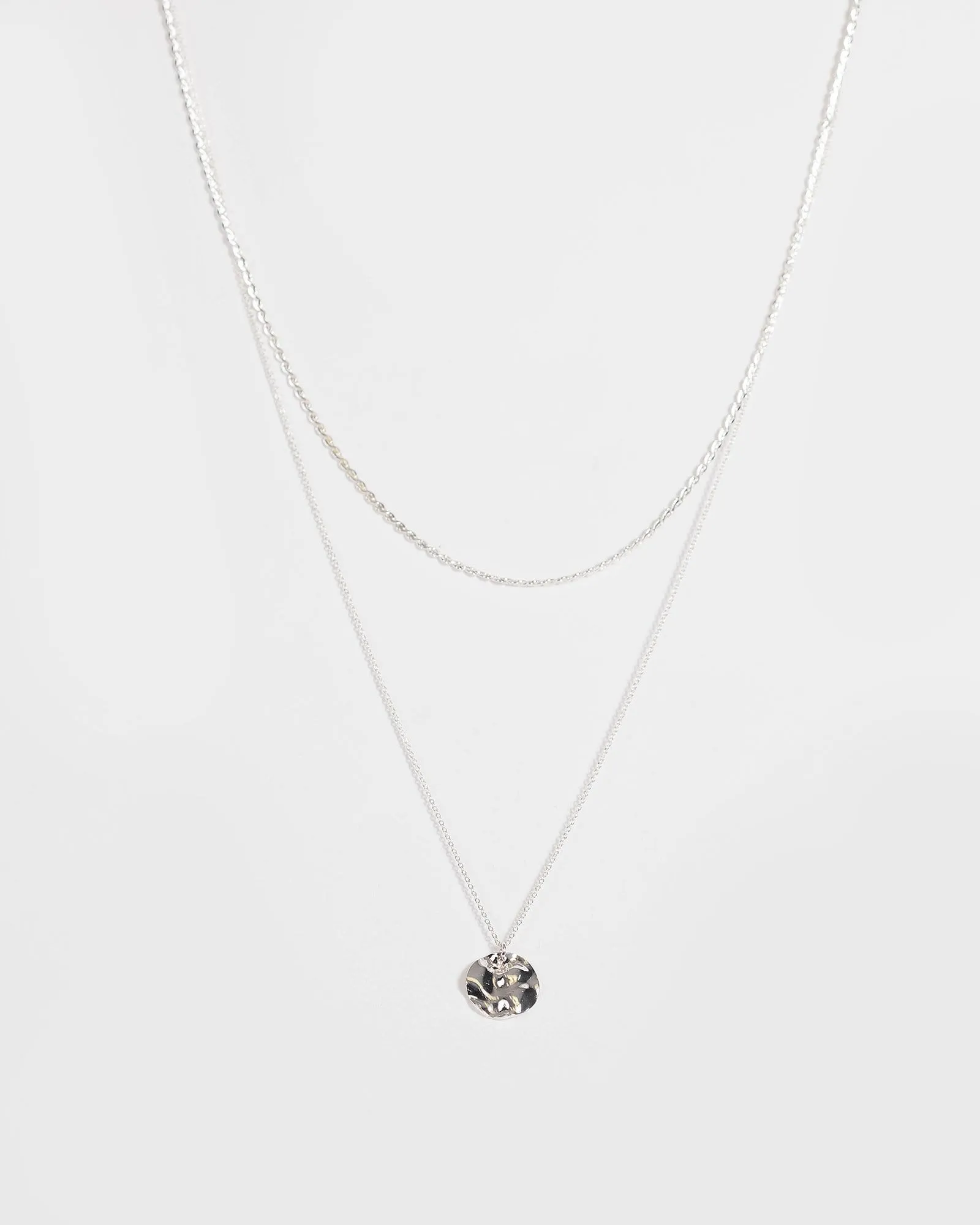 Silver Organic Layered Necklace sold by Collete Hayman