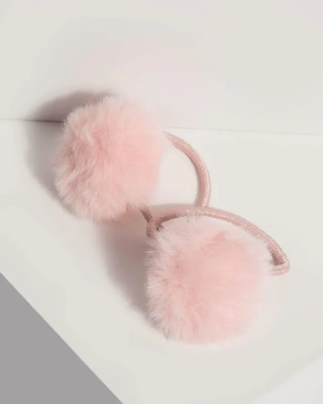 Pink Fluffy Hair Ties sold by Collete Hayman