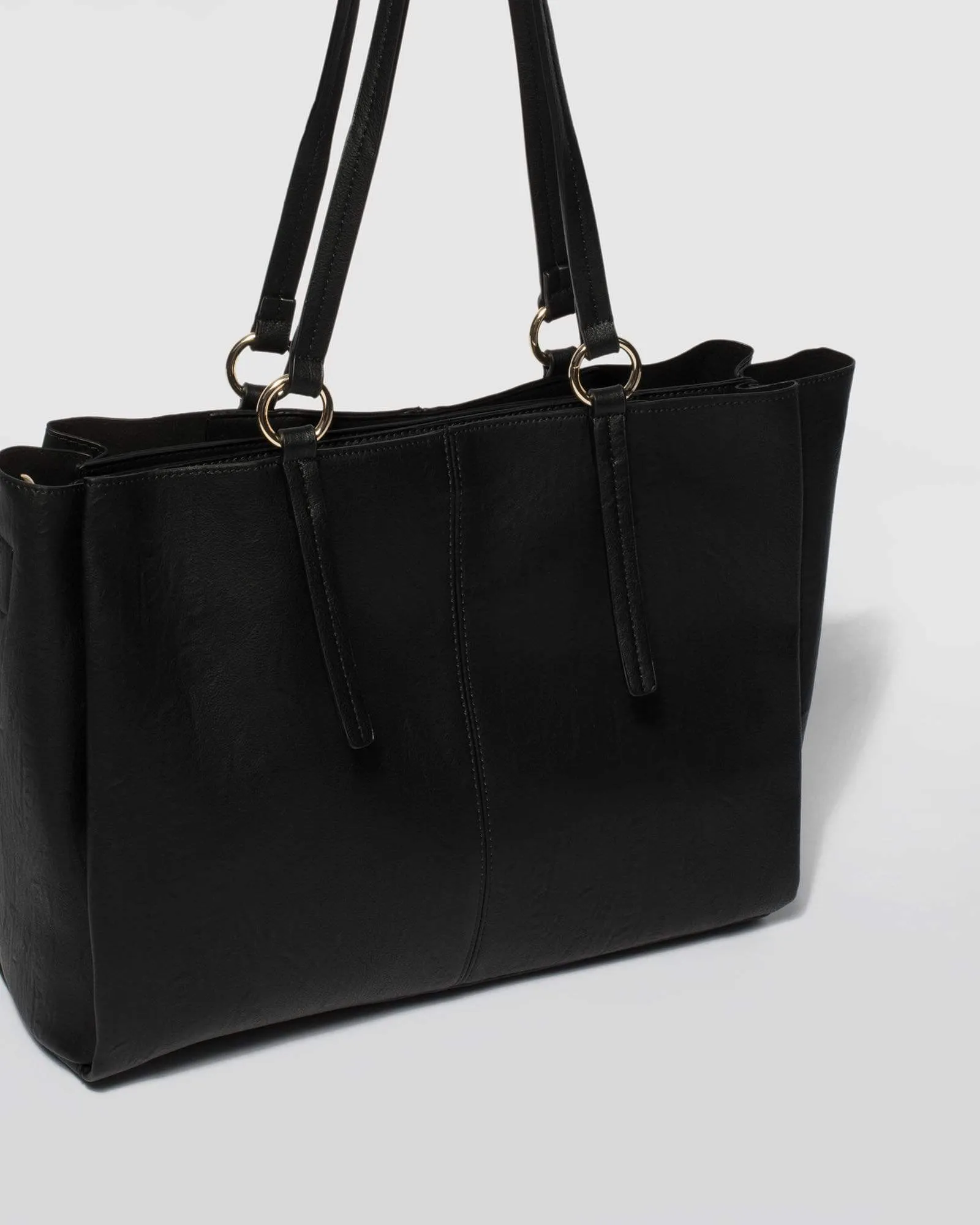 Black Stacey Ring Tote Bag sold by Collete Hayman product image thumbnail 4
