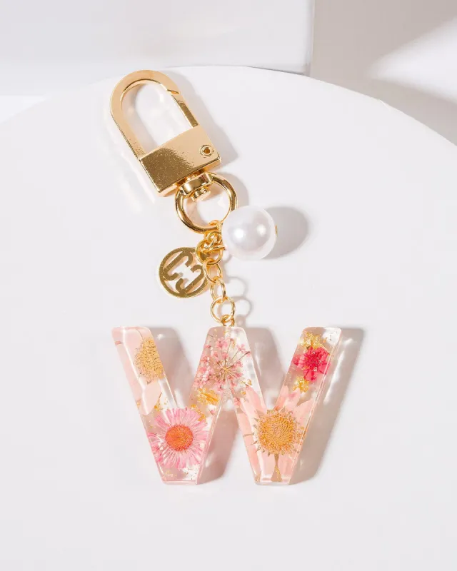 W - Initial Bag Charm Pearl sold by Collete Hayman