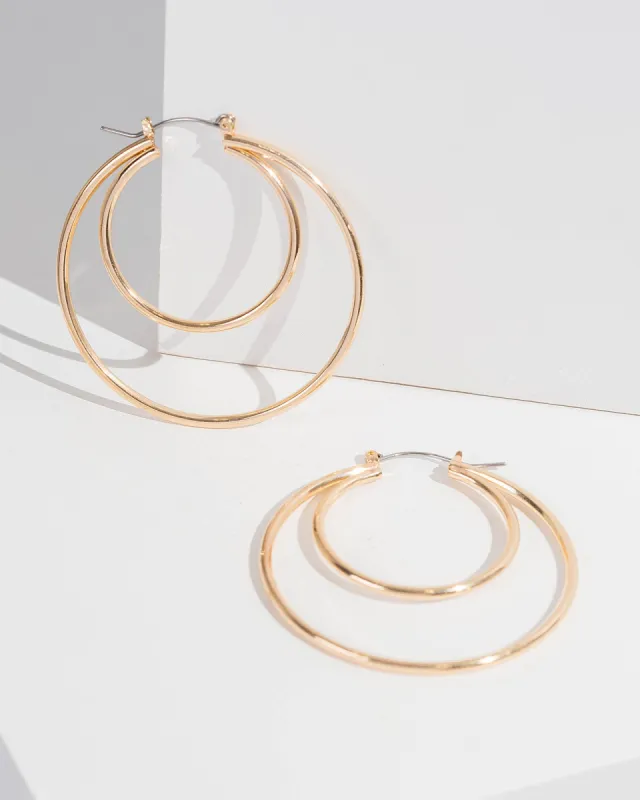 Large Double Hoop Earrings sold by Collete Hayman