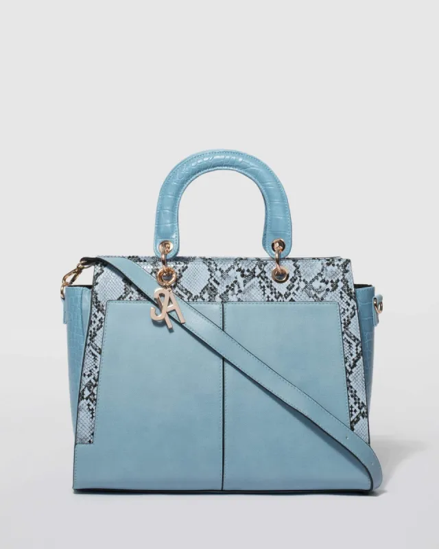 Blue Jess Charm Tote Bag sold by Collete Hayman