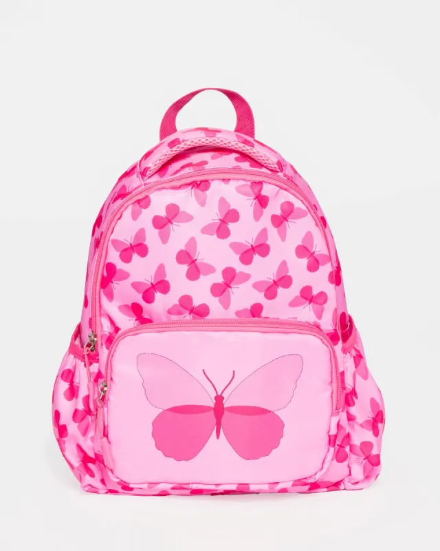 Butterfly Print Small Rounded Backpack sold by Collete Hayman