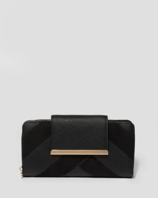 Black Blake Stripes Wallet sold by Collete Hayman